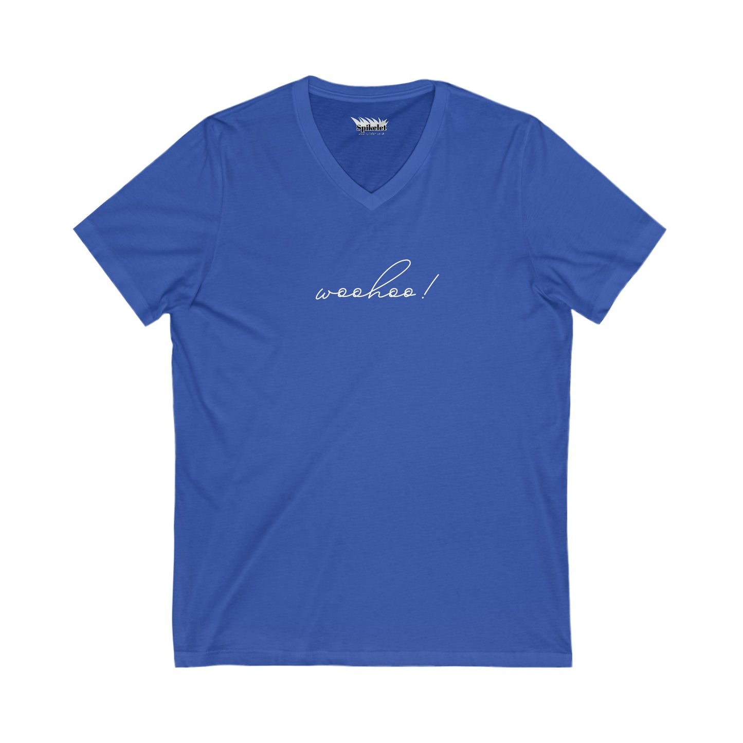 Woohoo Unisex Jersey Short Sleeve V-Neck Tee