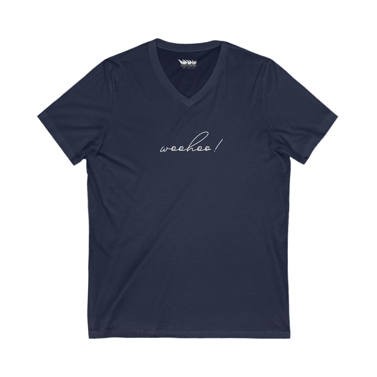 Woohoo Unisex Jersey Short Sleeve V-Neck Tee