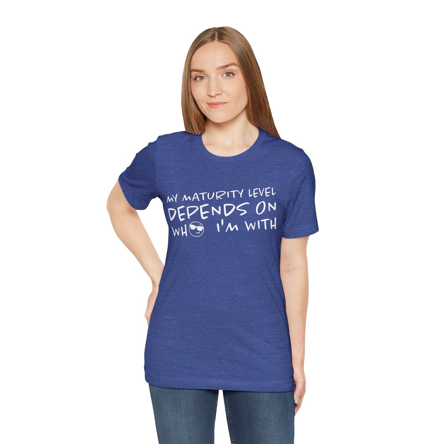Maturity Unisex Jersey Short Sleeve Tee