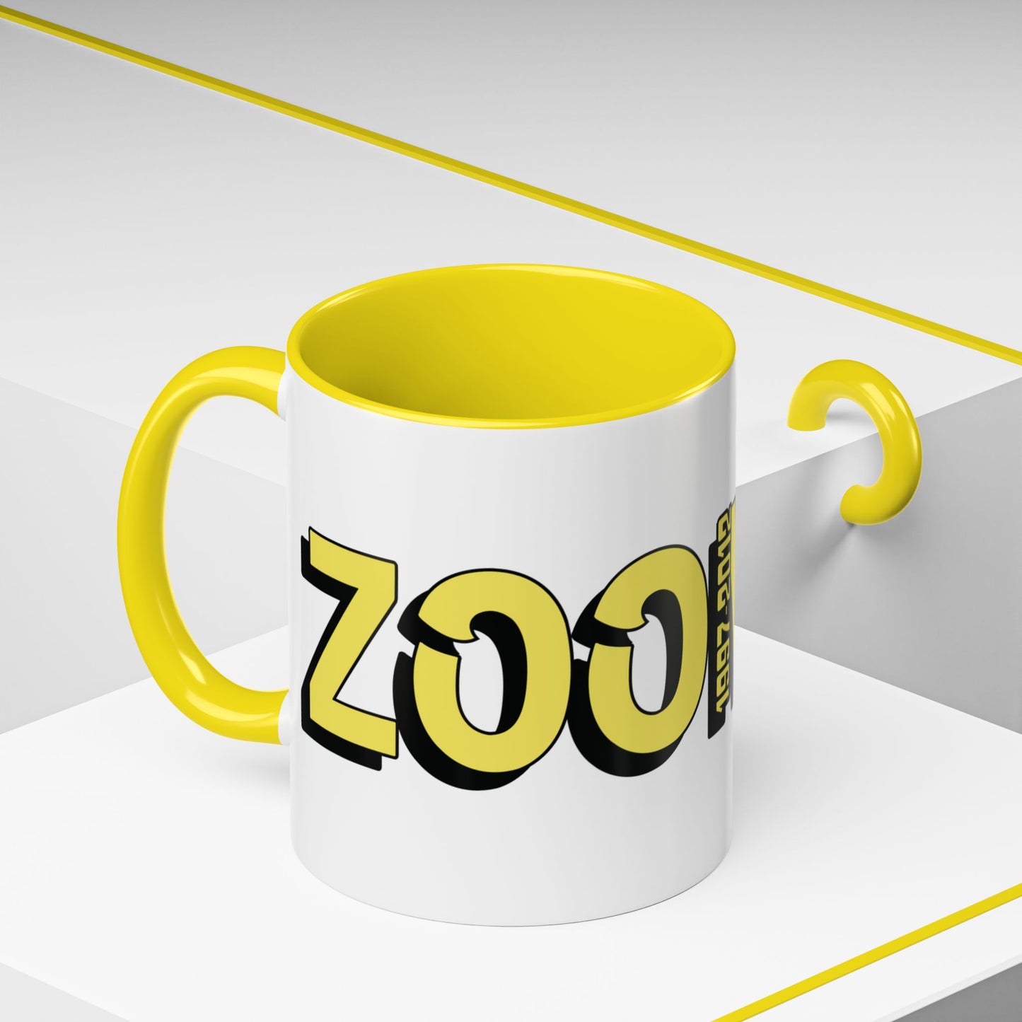 Zoomer Yellow Black Accent Coffee Mug 11oz