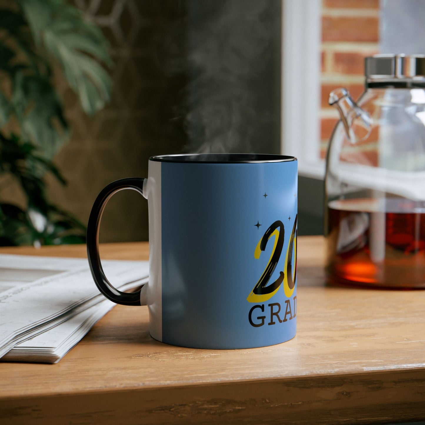 Graduate 2025 Two-Tone Coffee Mugs, 11oz