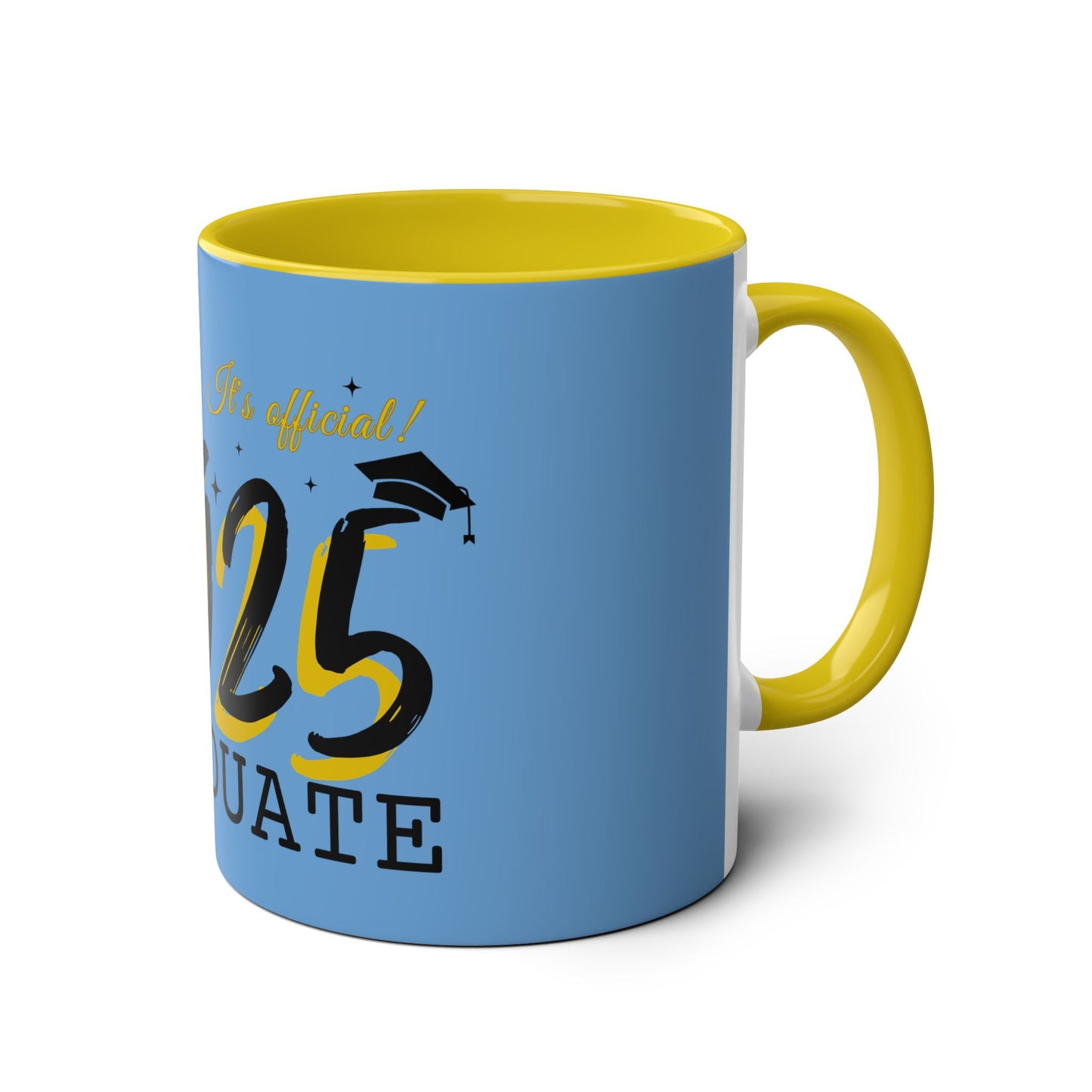 Graduate 2025 Two-Tone Coffee Mugs, 11oz
