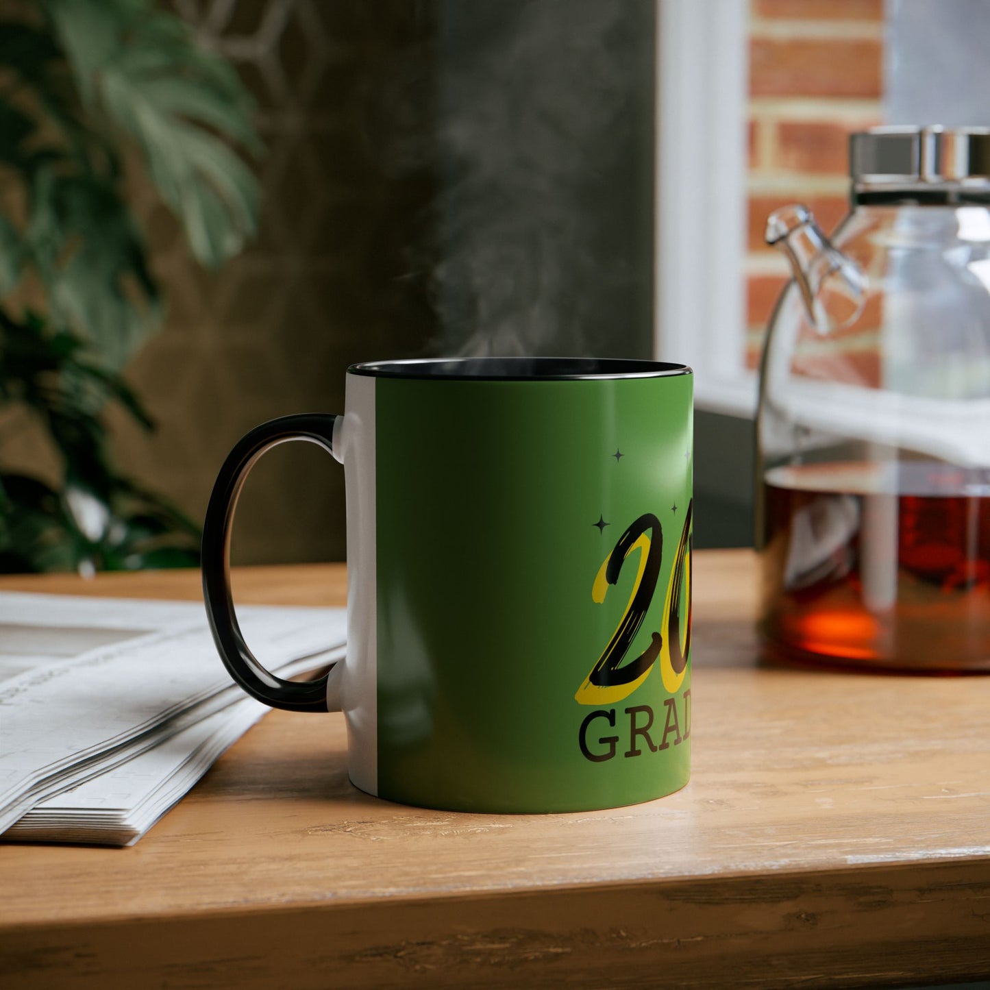 Graduate 2025 Two-Tone Coffee Mugs, 11oz