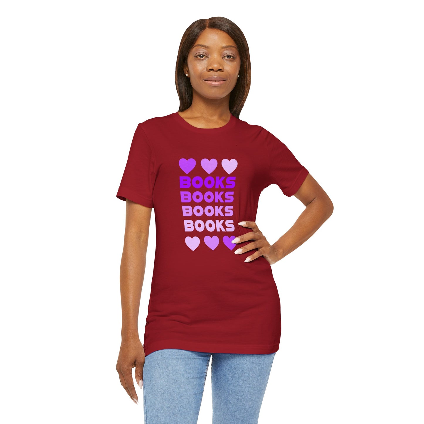 Books Unisex Jersey Short Sleeve Tee