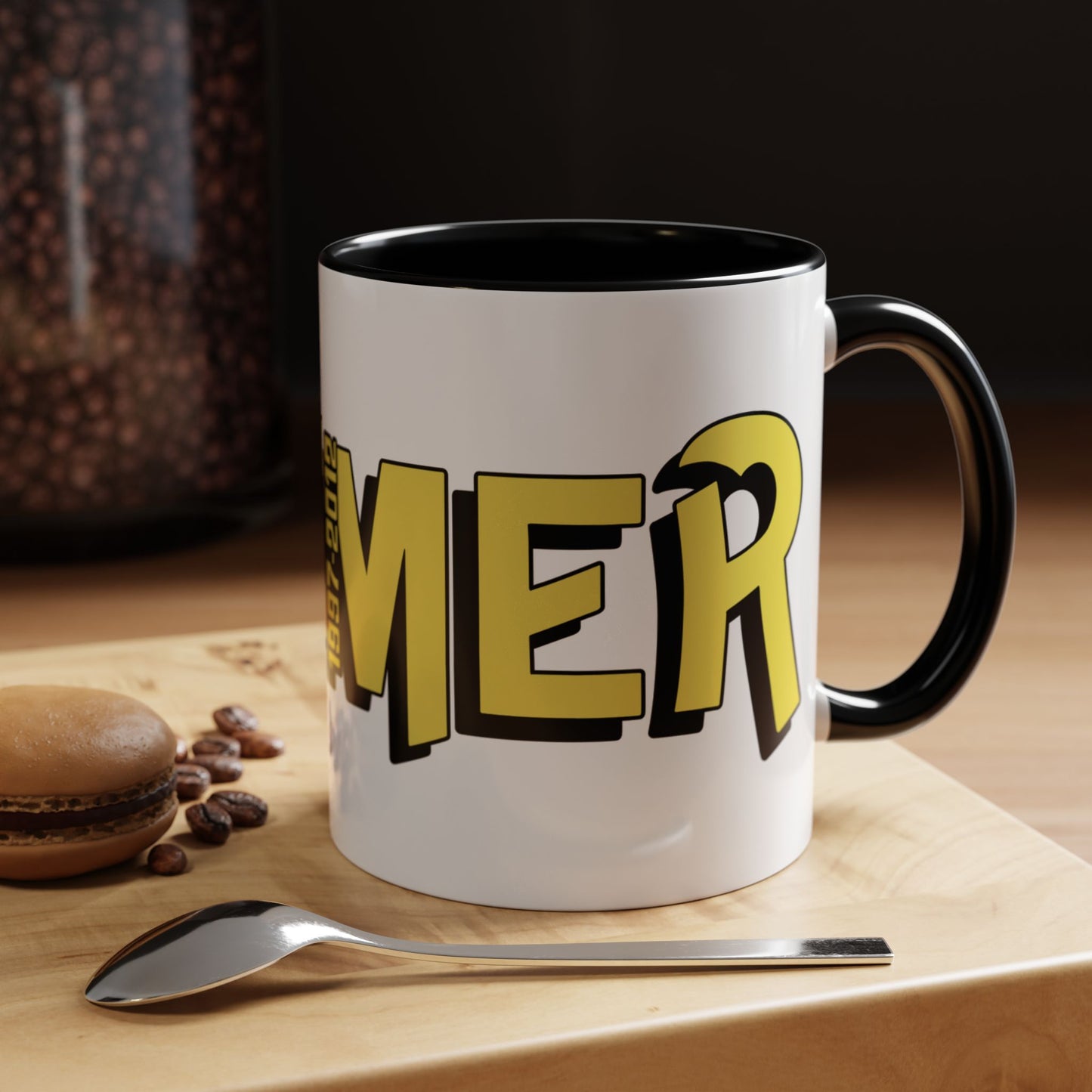 Zoomer Yellow Black Accent Coffee Mug 11oz