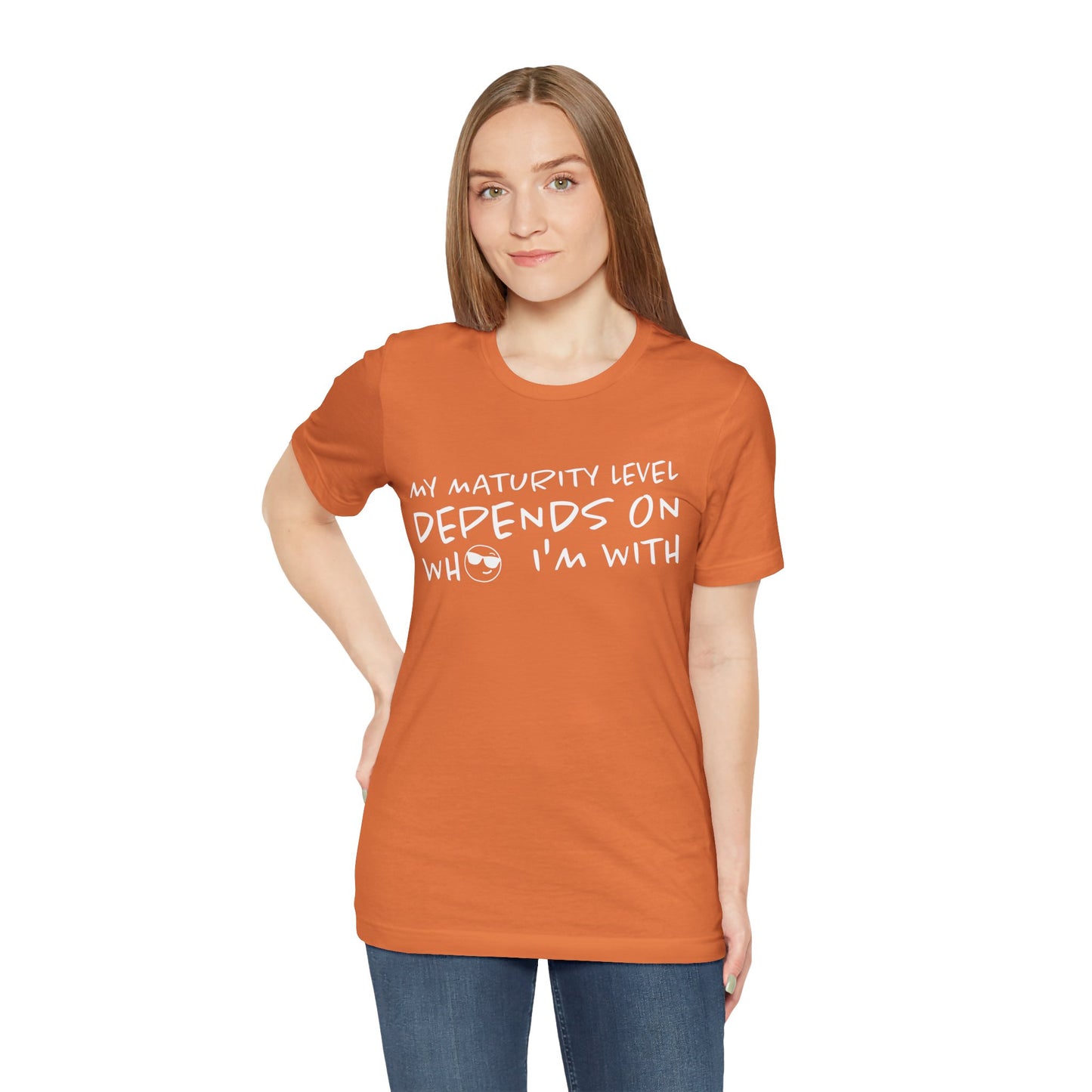 Maturity Unisex Jersey Short Sleeve Tee