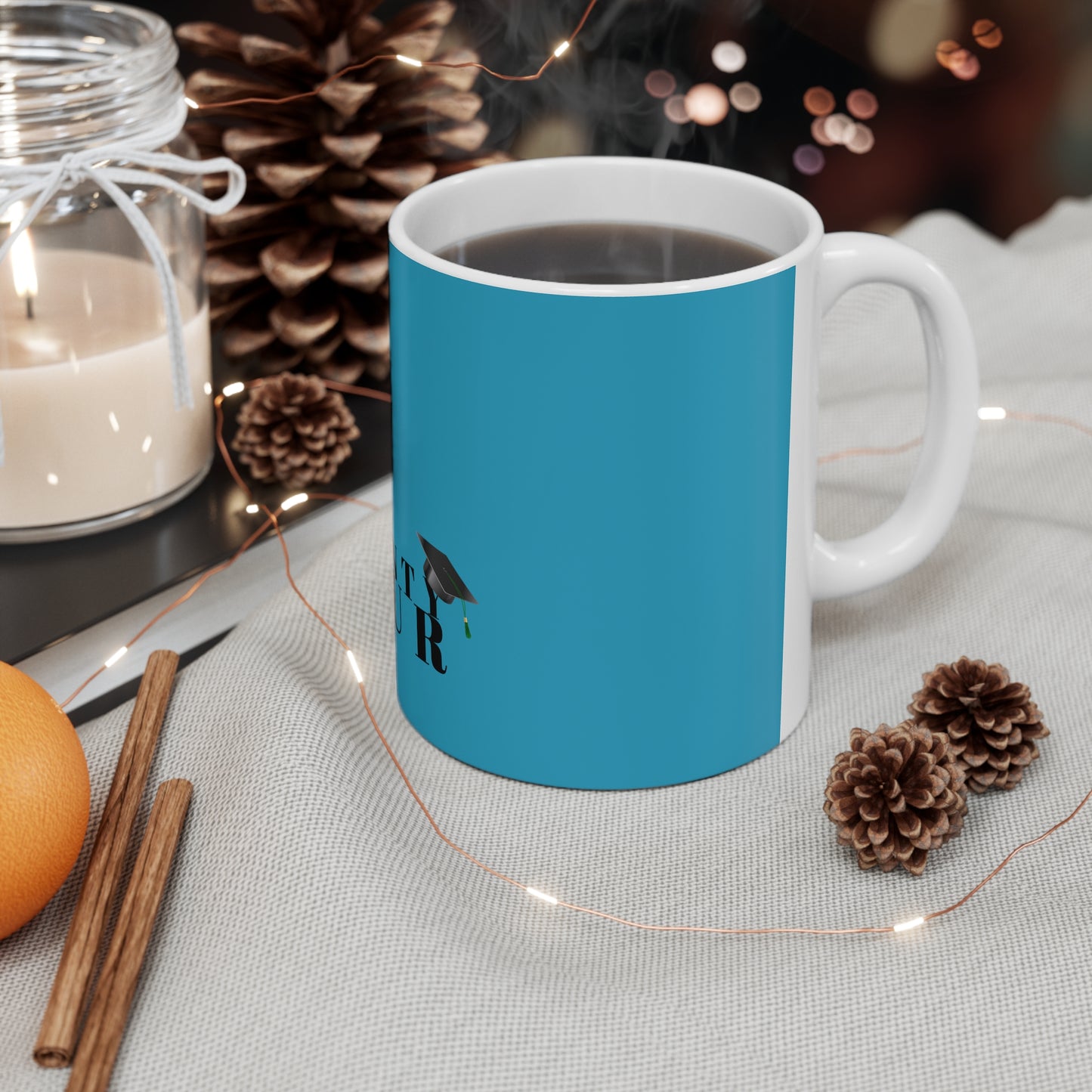 Twenty Six Grad Ceramic Coffee Cups, 11oz, 15oz