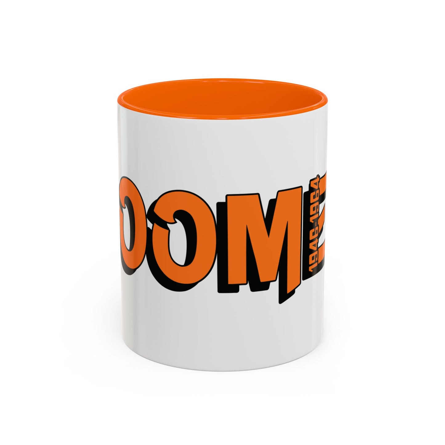Coffee Mug - Boomer Orange Black Accent (11oz)