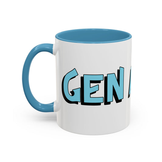 Coffee Mug: Gen Alpha Blue Black Accent (11oz)