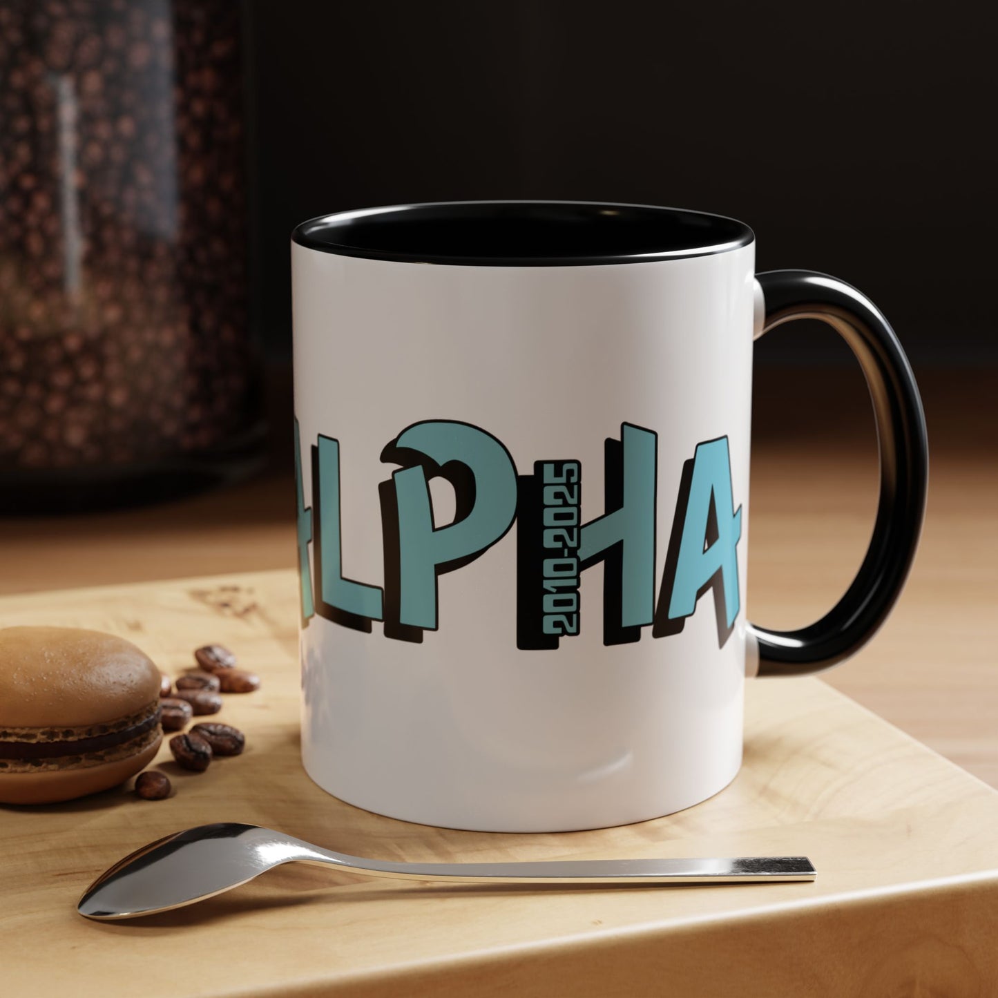 Coffee Mug: Gen Alpha Blue Black Accent (11oz)