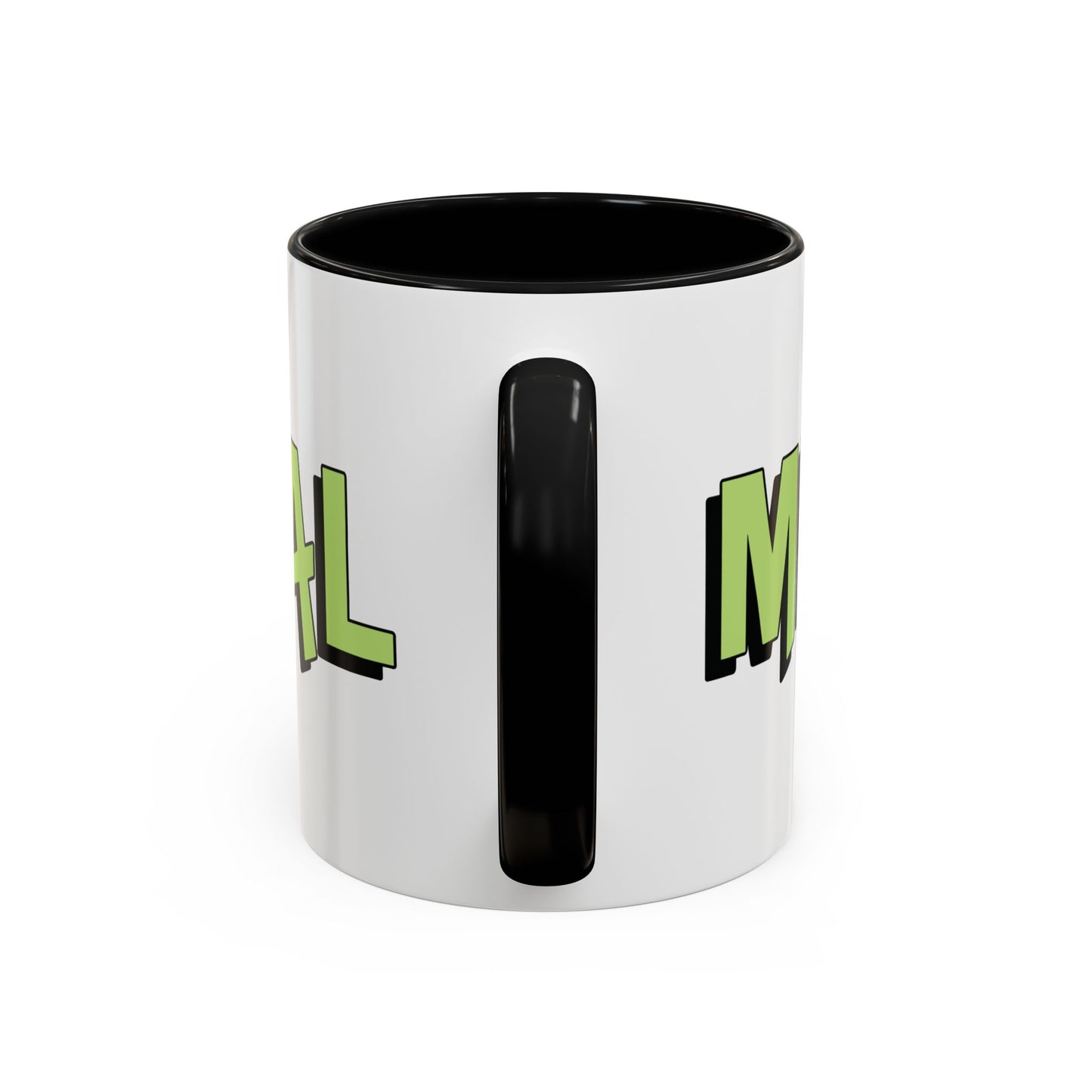 Coffee Mug - Millennial Green Black Accent (11oz)