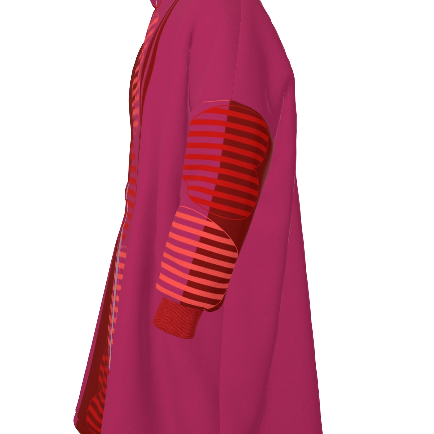 Red Hearts Waterproof Changing Robe