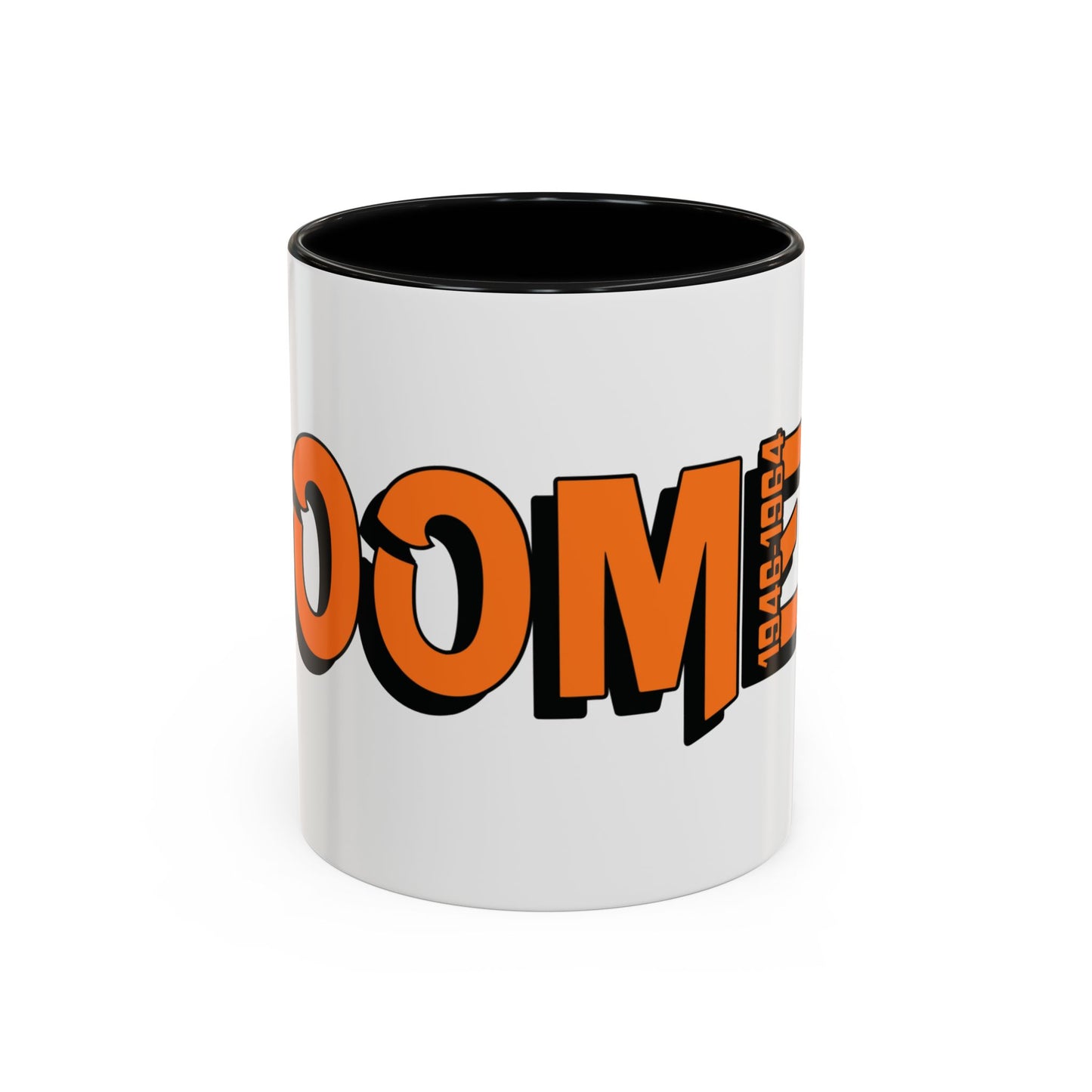Coffee Mug - Boomer Orange Black Accent (11oz)