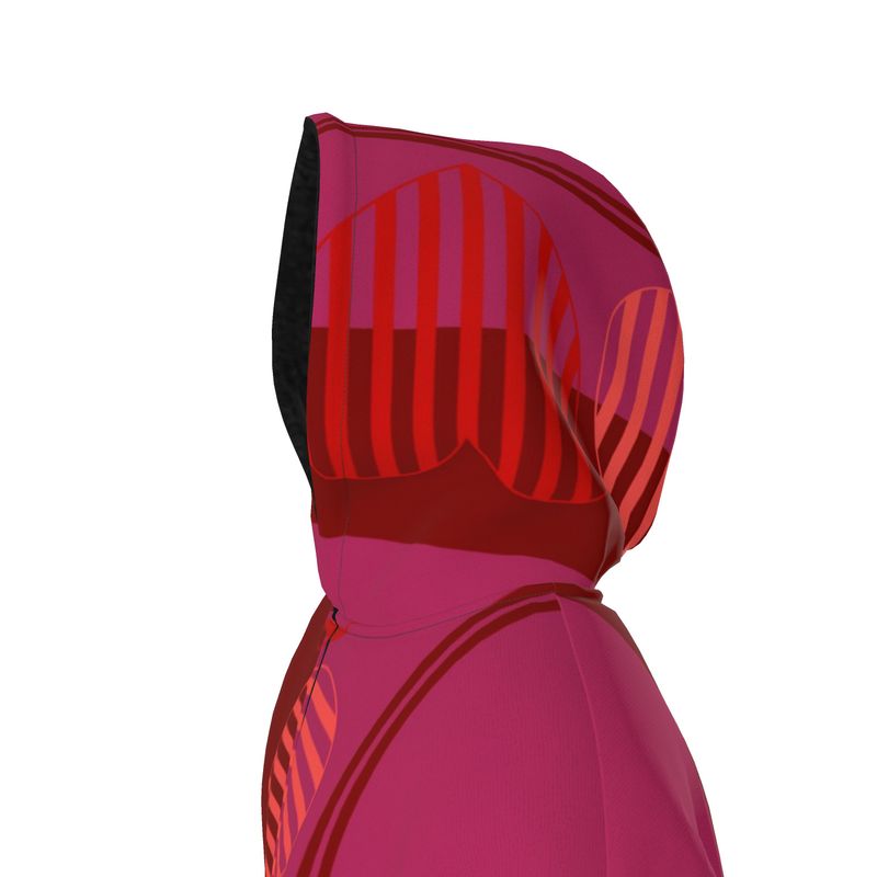 Red Hearts Waterproof Changing Robe