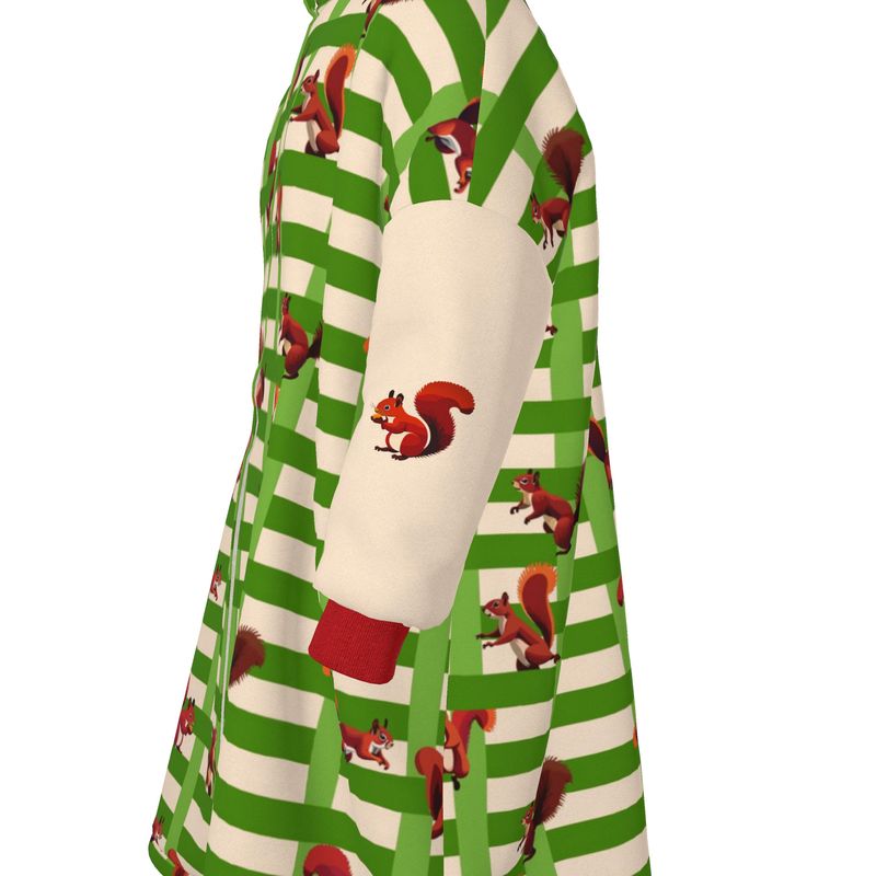 Squirrel Play Beige Waterproof Changing Robe