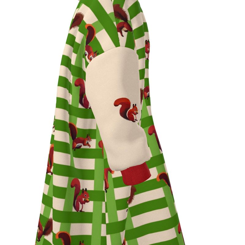 Squirrel Play Beige Waterproof Changing Robe