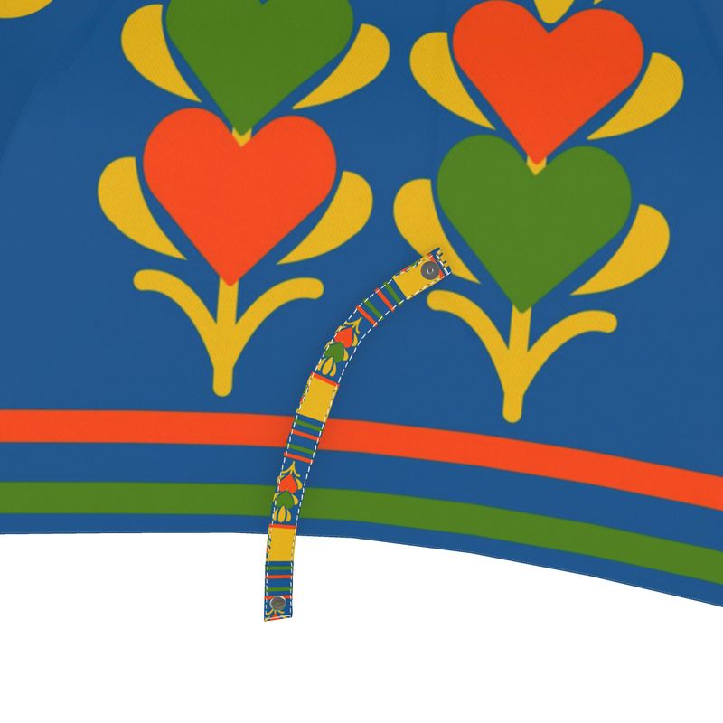 Growing Hearts Blue Umbrella