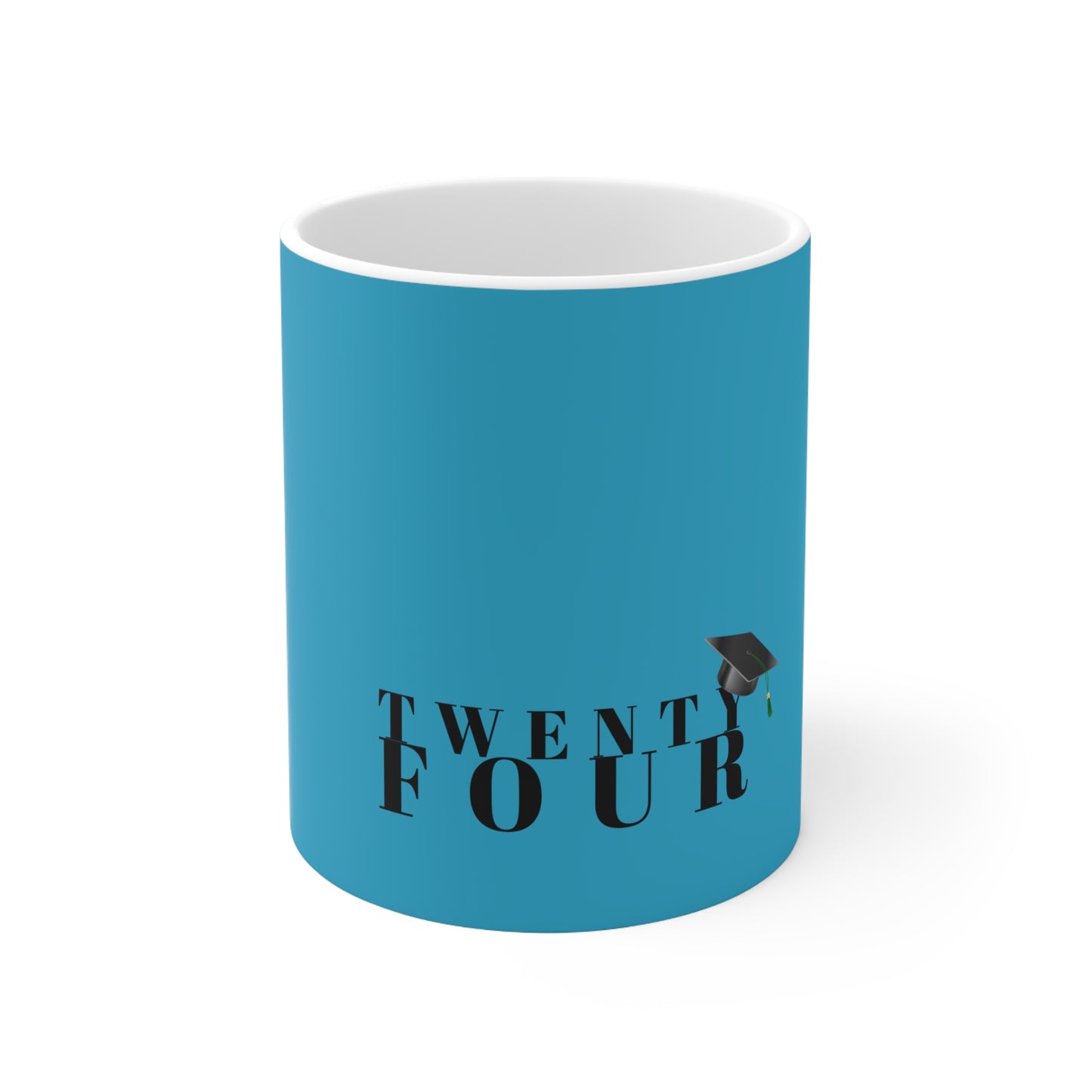 Twenty Six Grad Ceramic Coffee Cups, 11oz, 15oz