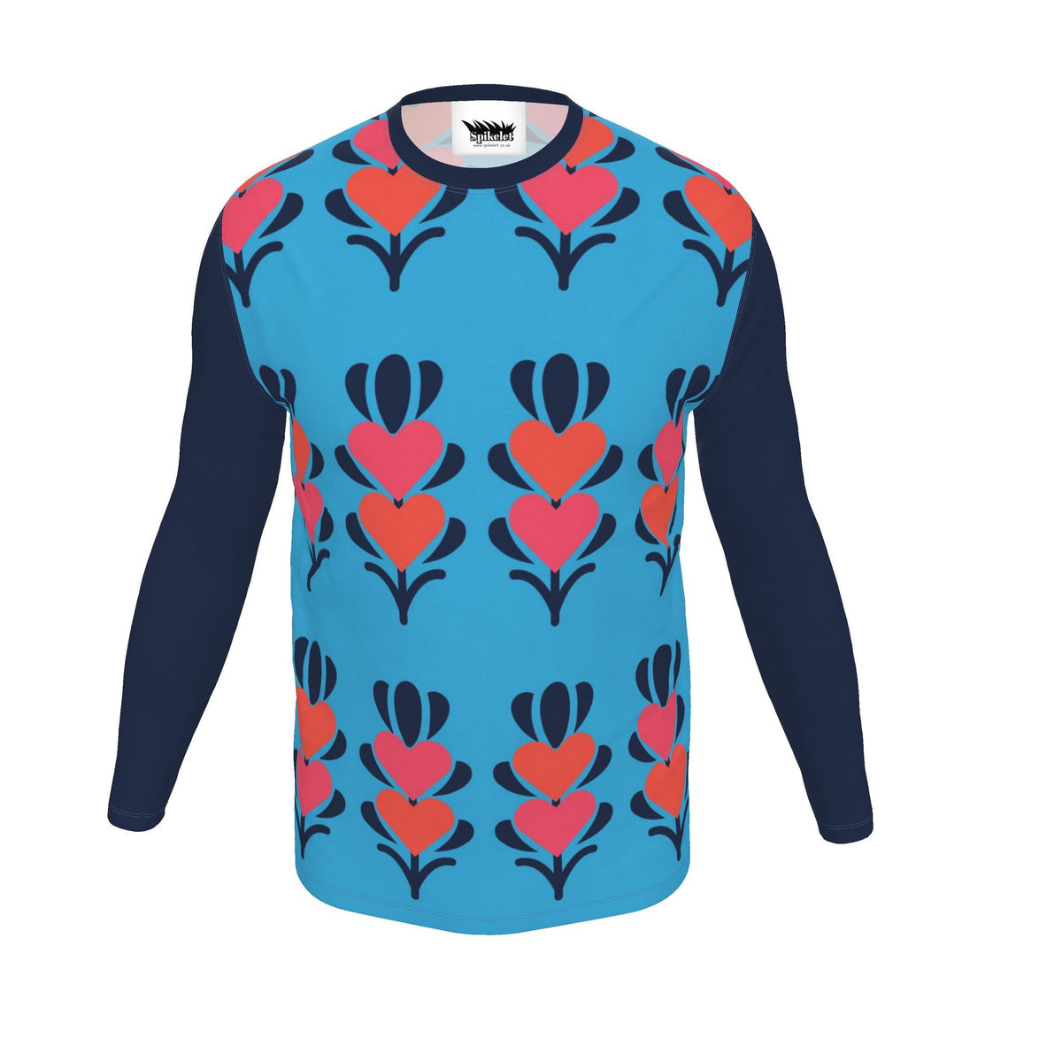 The Growing Hearts Unisex Long Sleeve T-Shirt with fabric and fit options to chose from