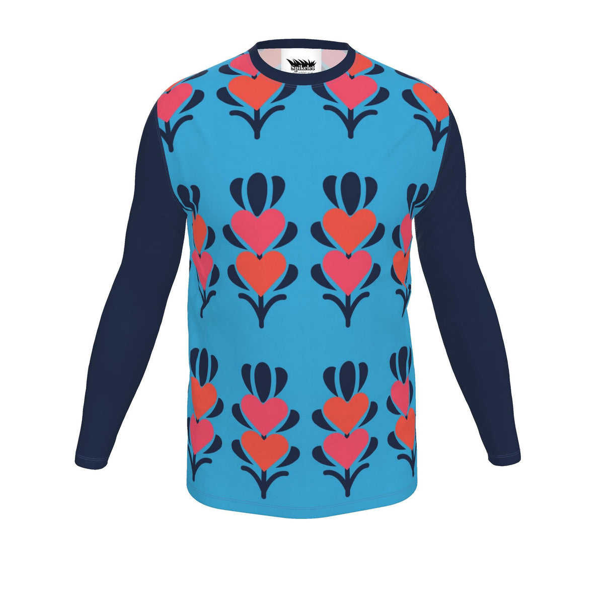 The Growing Hearts Unisex Long Sleeve T-Shirt with fabric and fit options to chose from