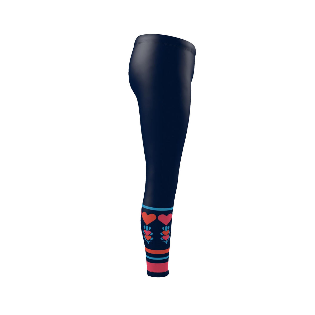 The Growing Hearts Navy Women Leggings