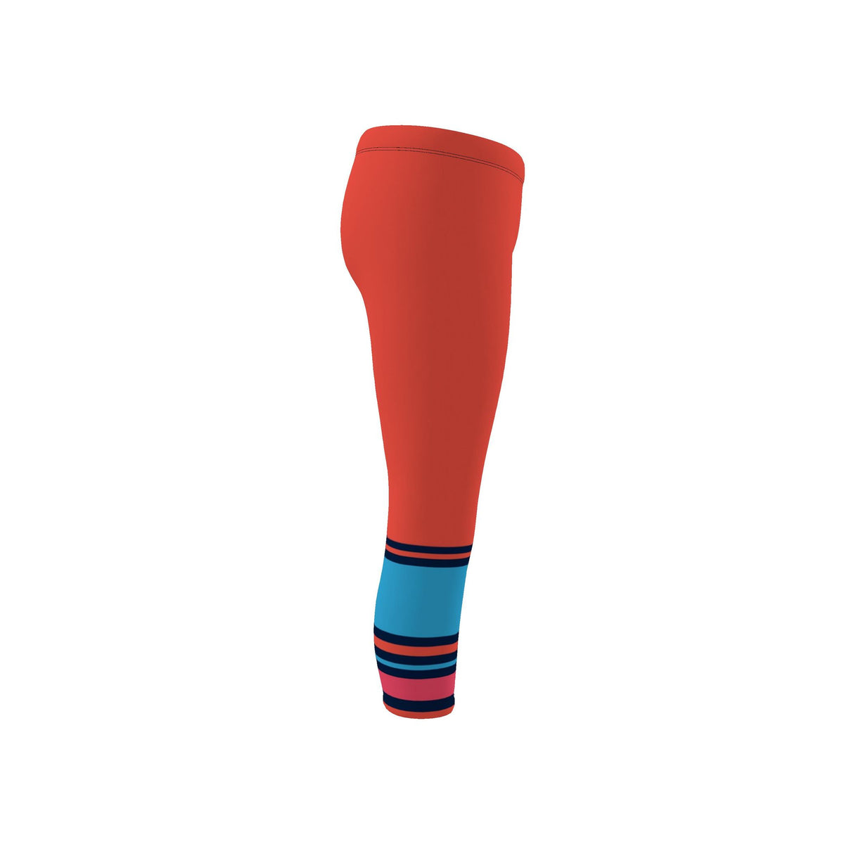 Half and Half Asymmetrical Women Leggings in two fabric choices
