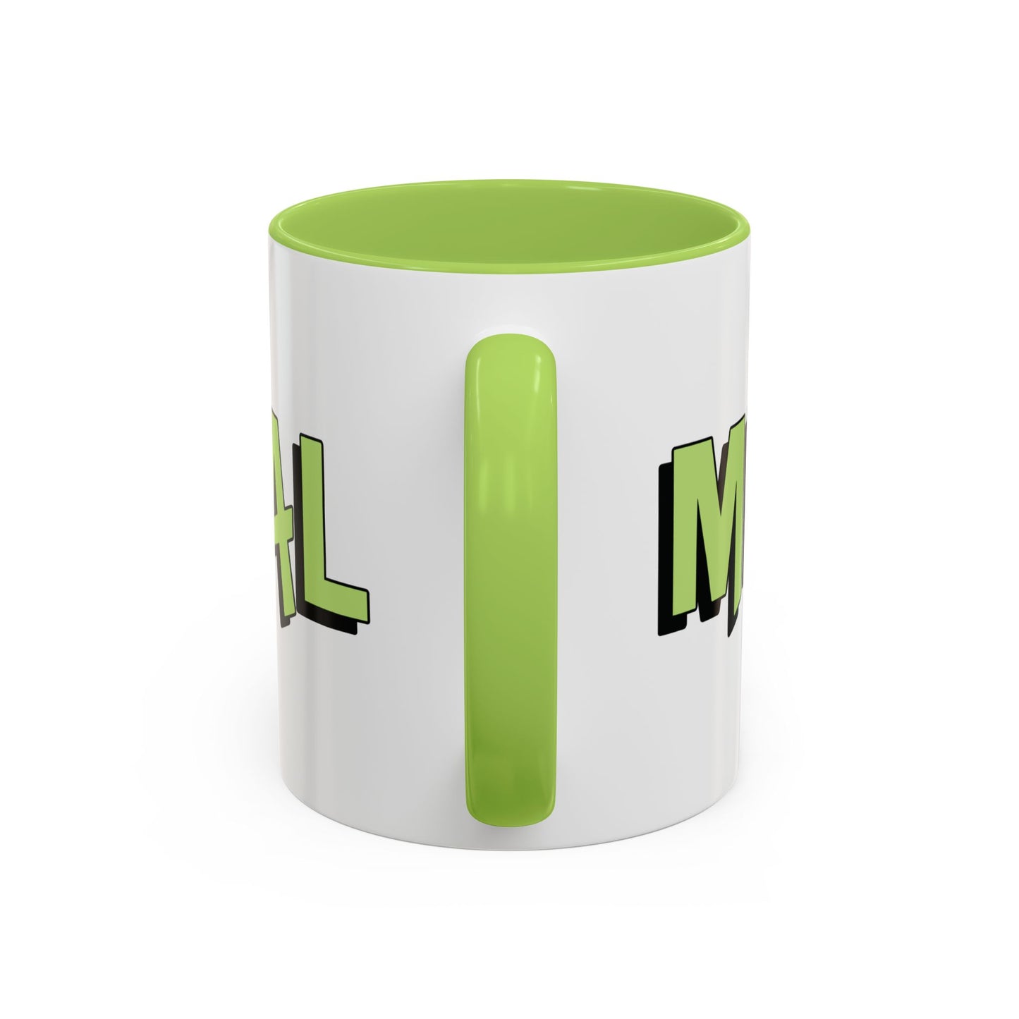 Coffee Mug - Millennial Green Black Accent (11oz)
