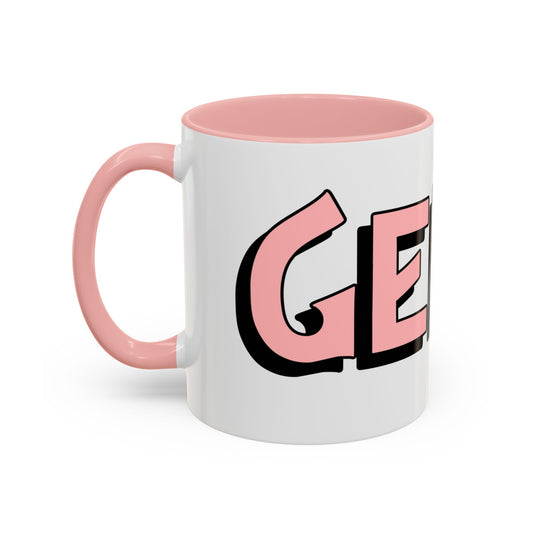 Coffee Mug - Gen X Pink Black Accent (11oz)