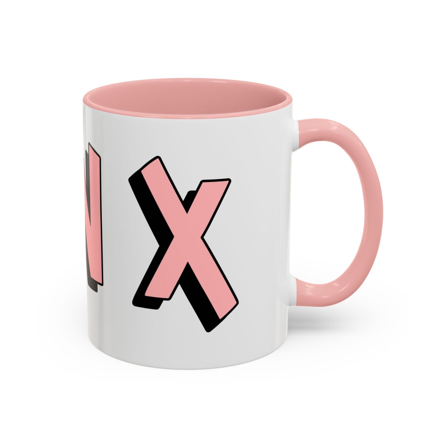 Coffee Mug - Gen X Pink Black Accent (11oz)