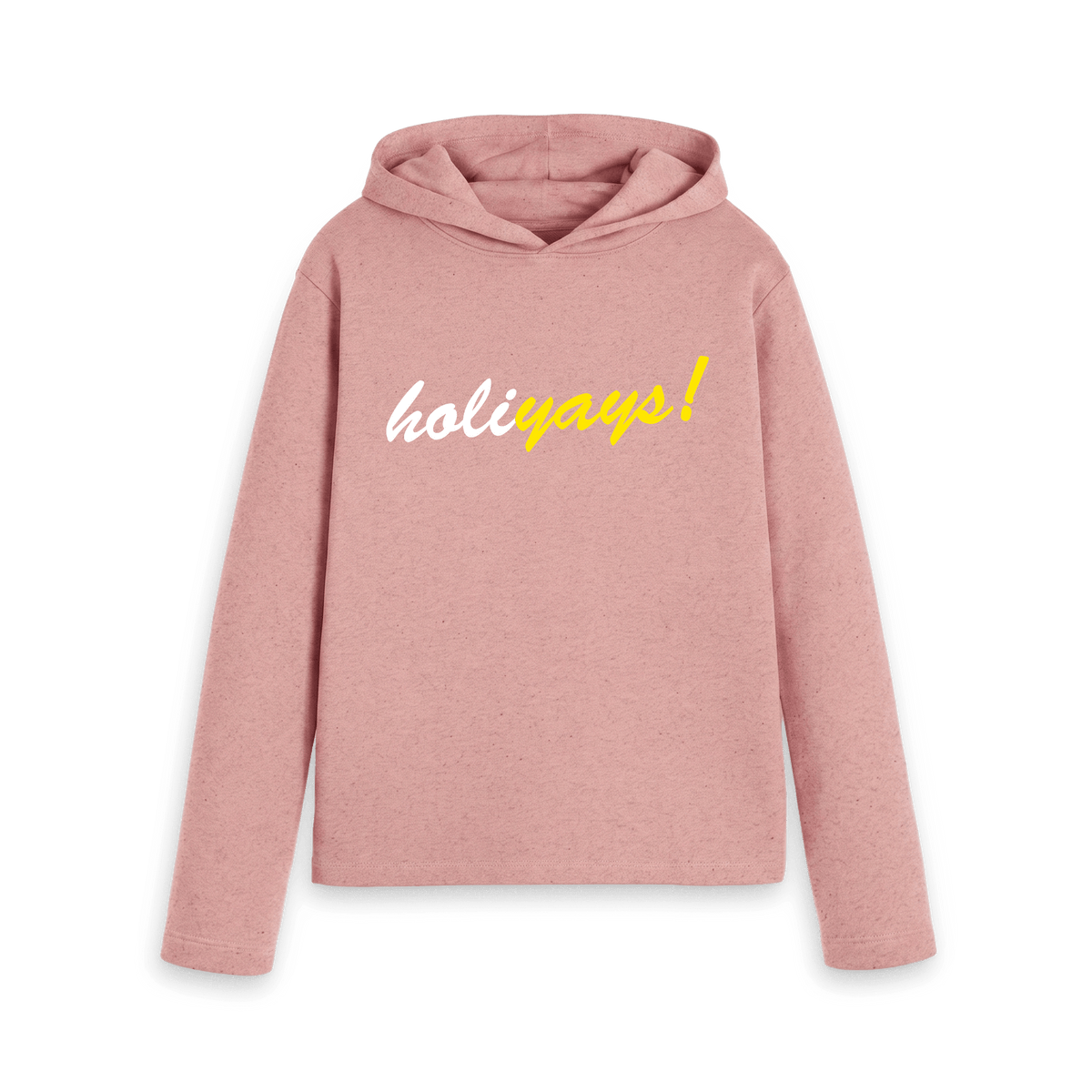 Sunset Pink Recycled Hoody Front