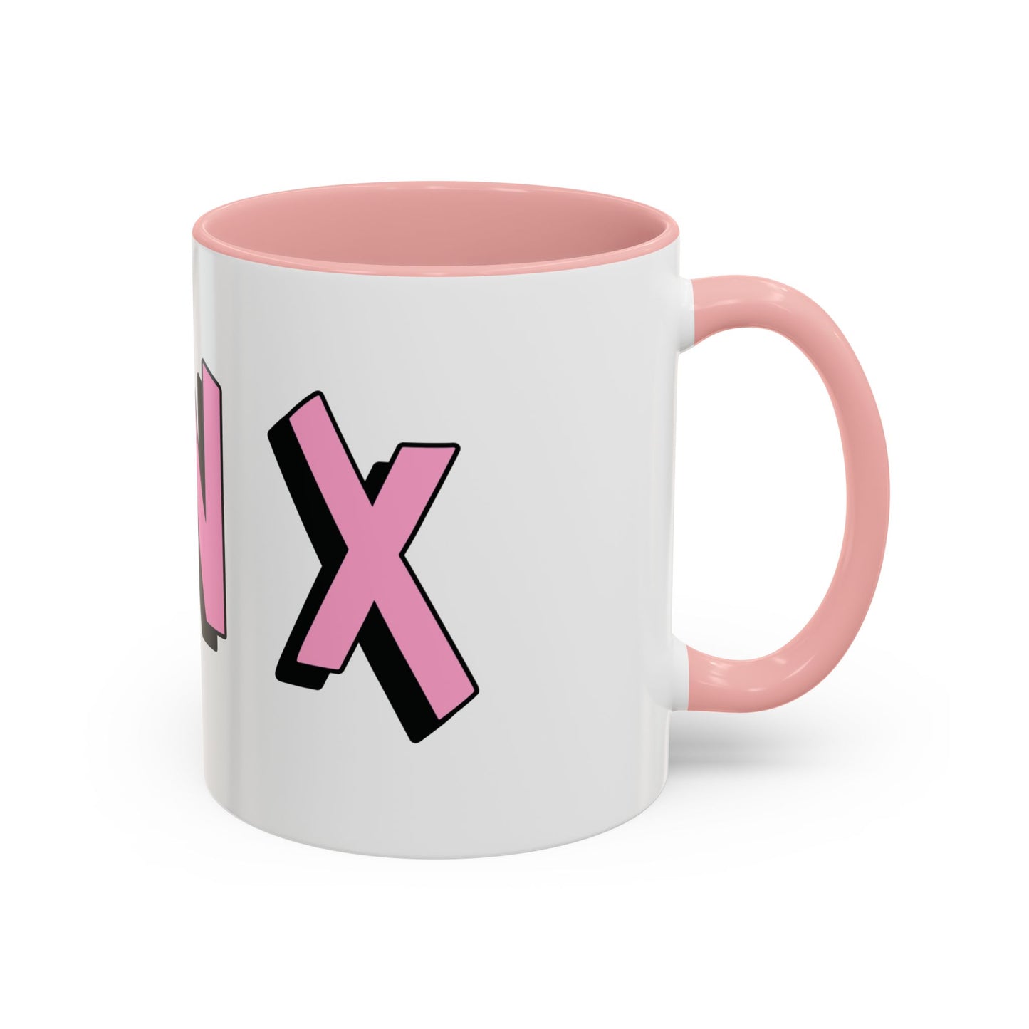 Coffee Mug - Gen X Pink Black Accent (11oz)