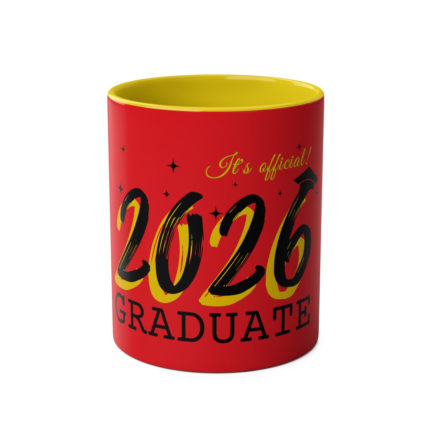 Graduate 2026 Two-Tone Coffee Mugs, 11oz