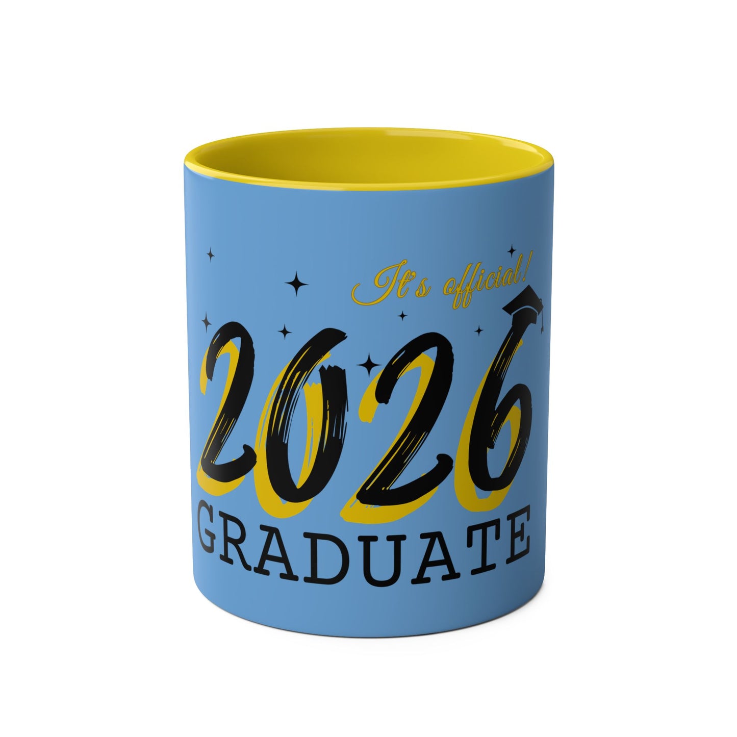 Graduate 2026 Two-Tone Coffee Mugs, 11oz