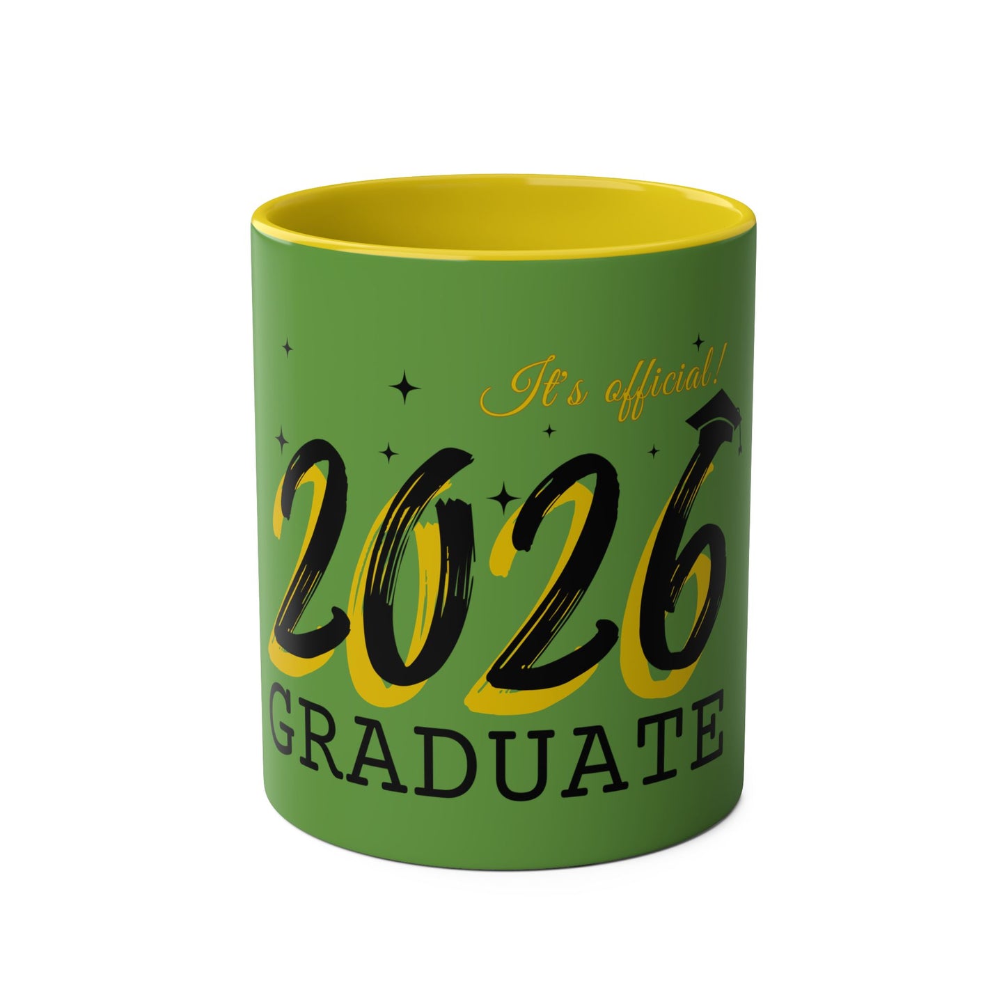 Graduate 2026 Two-Tone Coffee Mugs, 11oz