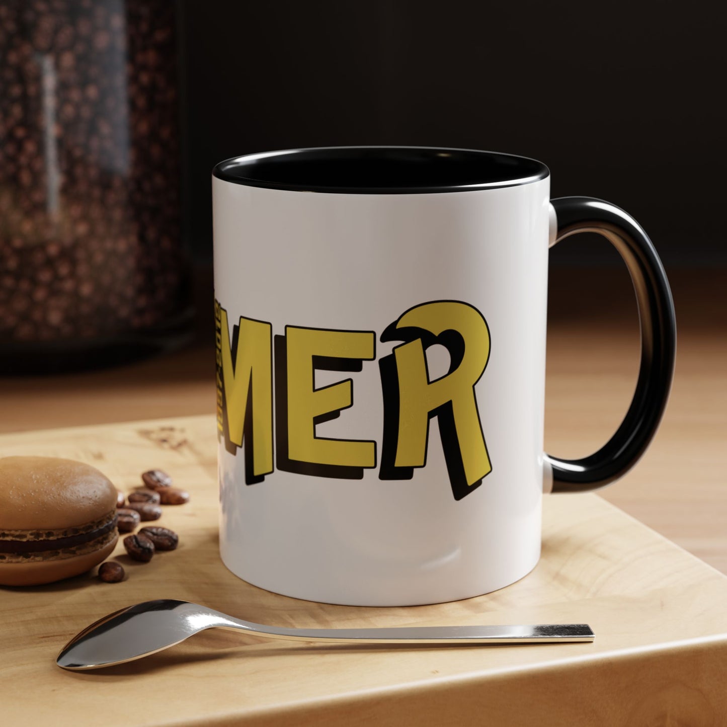 Zoomer Yellow Black Accent Coffee Mug 11oz