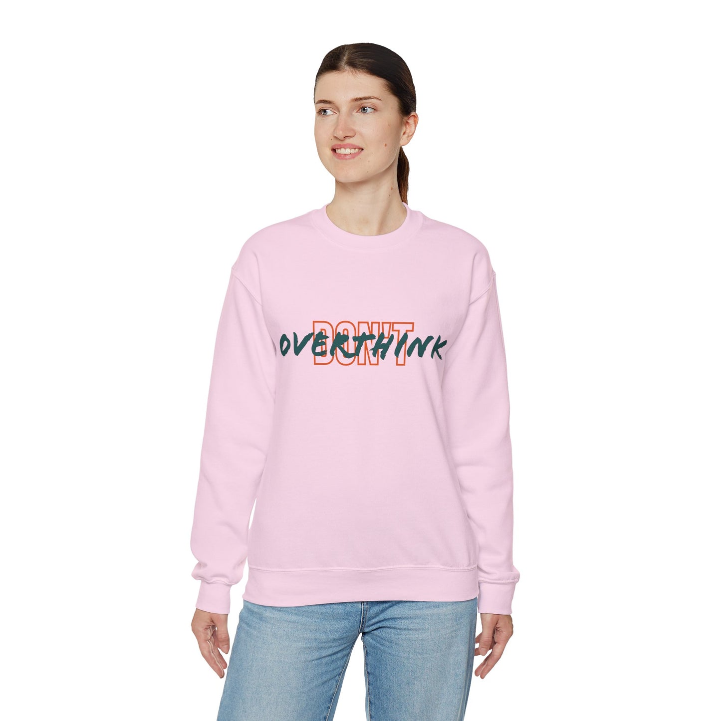 Don't Overthink Unisex Heavy Blend™ Crewneck Sweatshirt