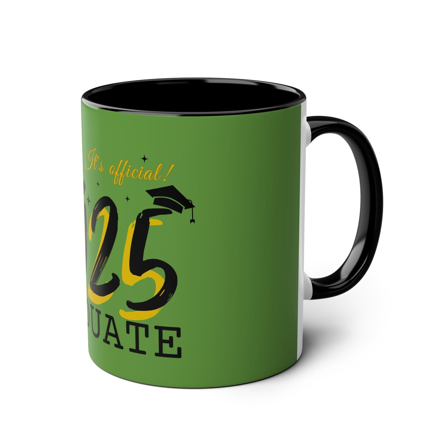 Graduate 2025 Two-Tone Coffee Mugs, 11oz