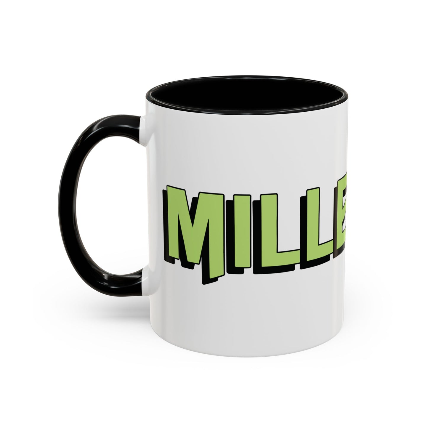 Coffee Mug - Millennial Green Black Accent (11oz)