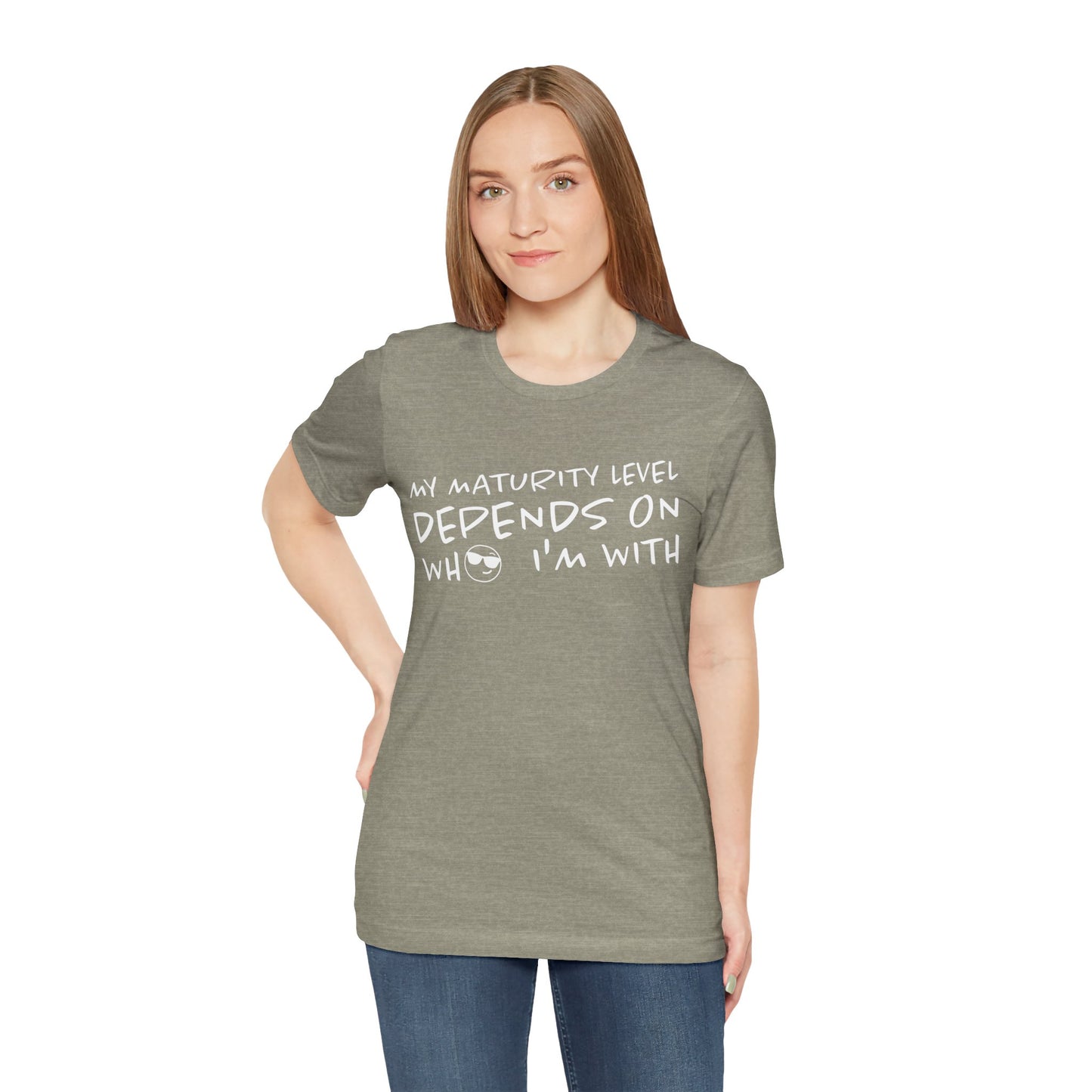 Maturity Unisex Jersey Short Sleeve Tee