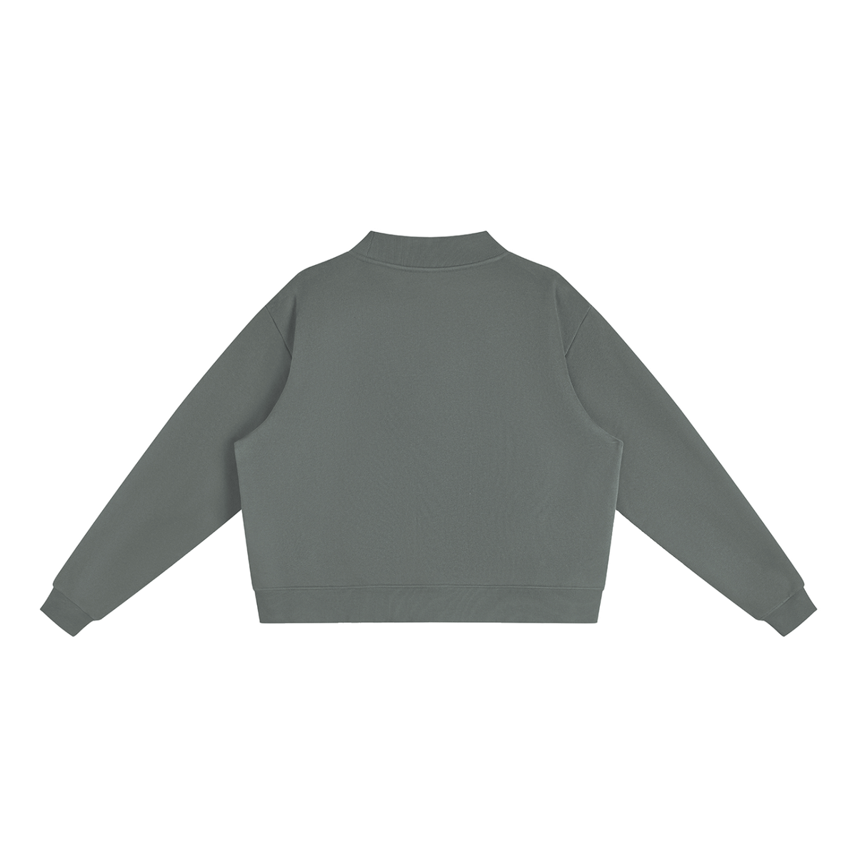 Christmas is Loading Fleece Mock-Neck Crew Sweatshirt