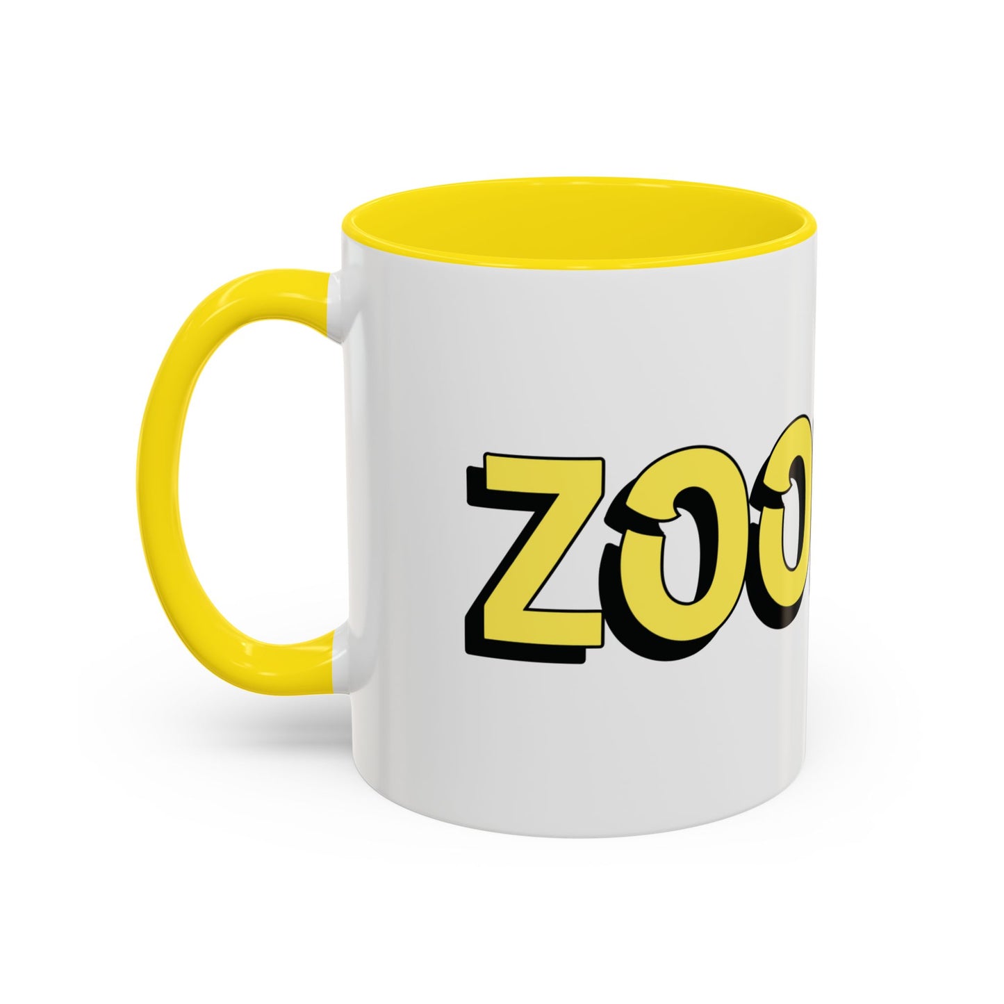 Zoomer Yellow Black Accent Coffee Mug 11oz