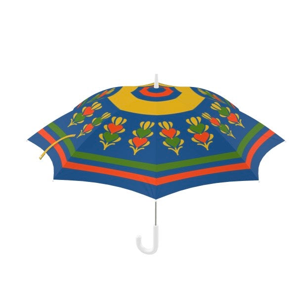 Children Growing Hearts Umbrella White Handle