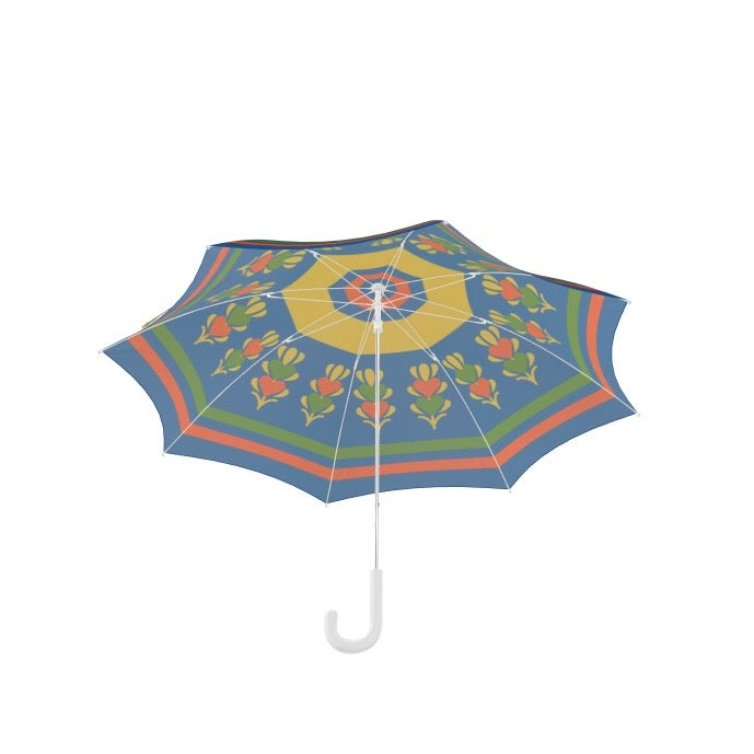 Children Growing Hearts Umbrella White Handle