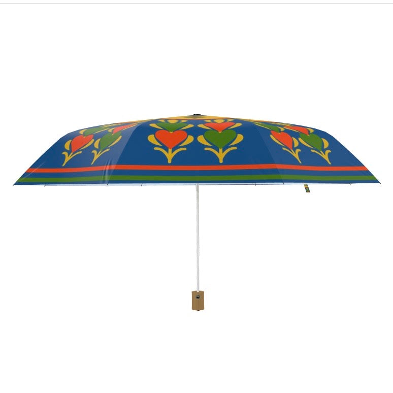 Growing Hearts Blue Umbrella