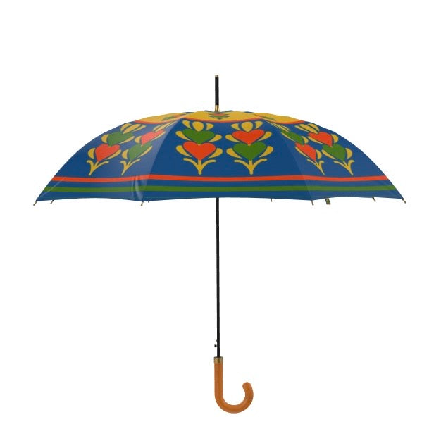 Growing Hearts Blue Umbrella
