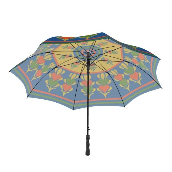 Growing Hearts Blue Umbrella