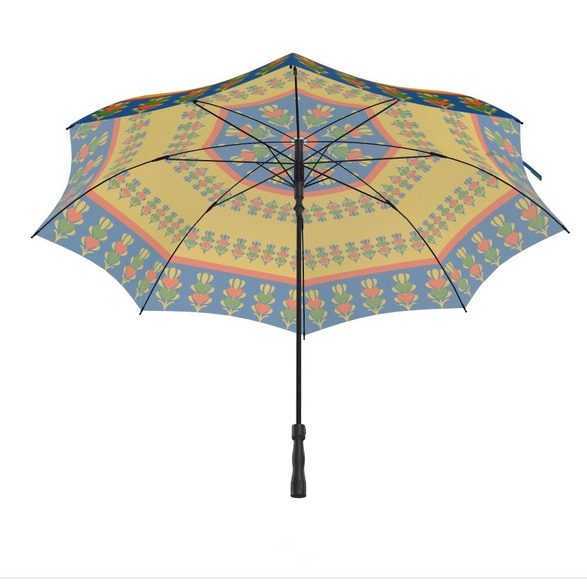 Yellow Growing Hearts Umbrella