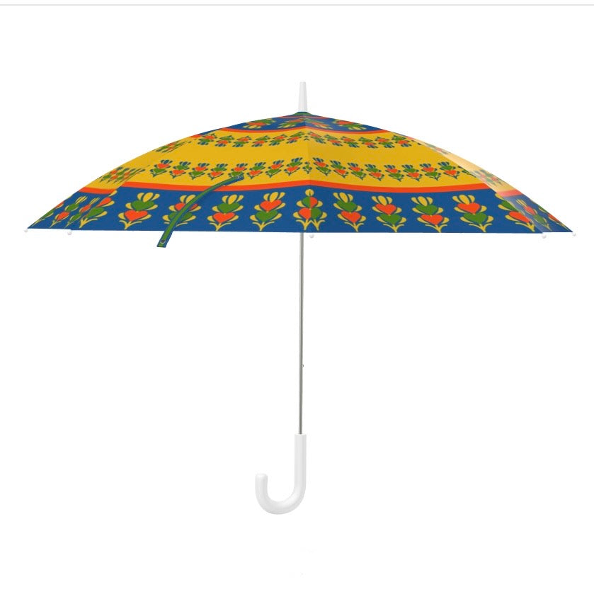 Yellow Growing Hearts Umbrella