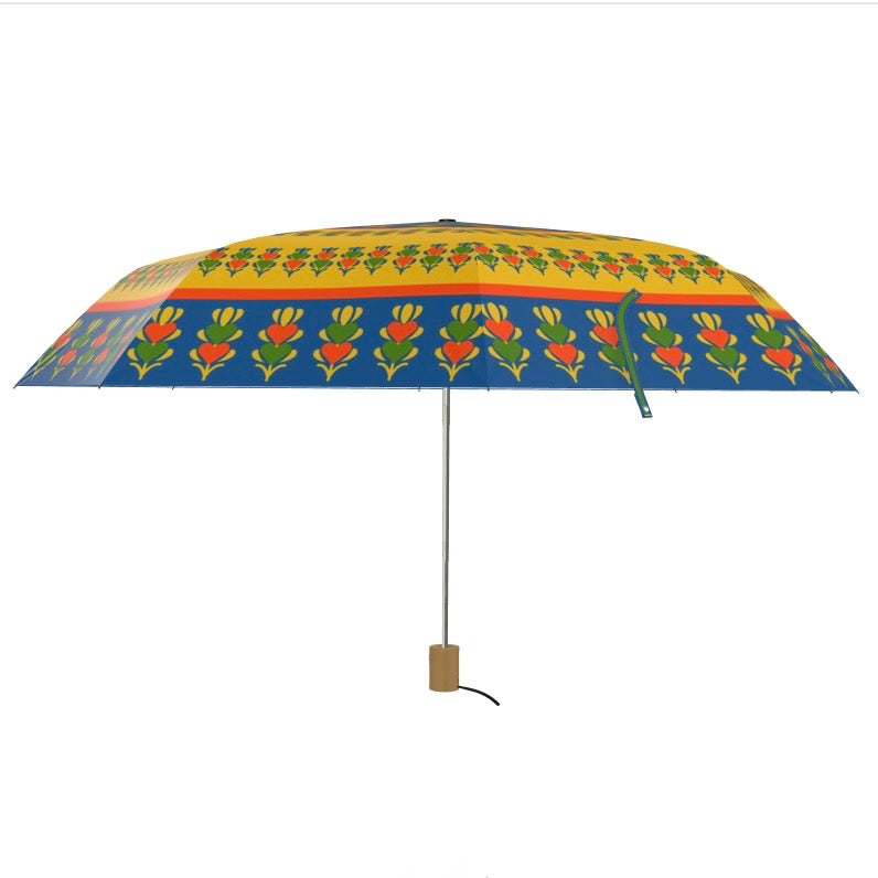 Yellow Growing Hearts Umbrella