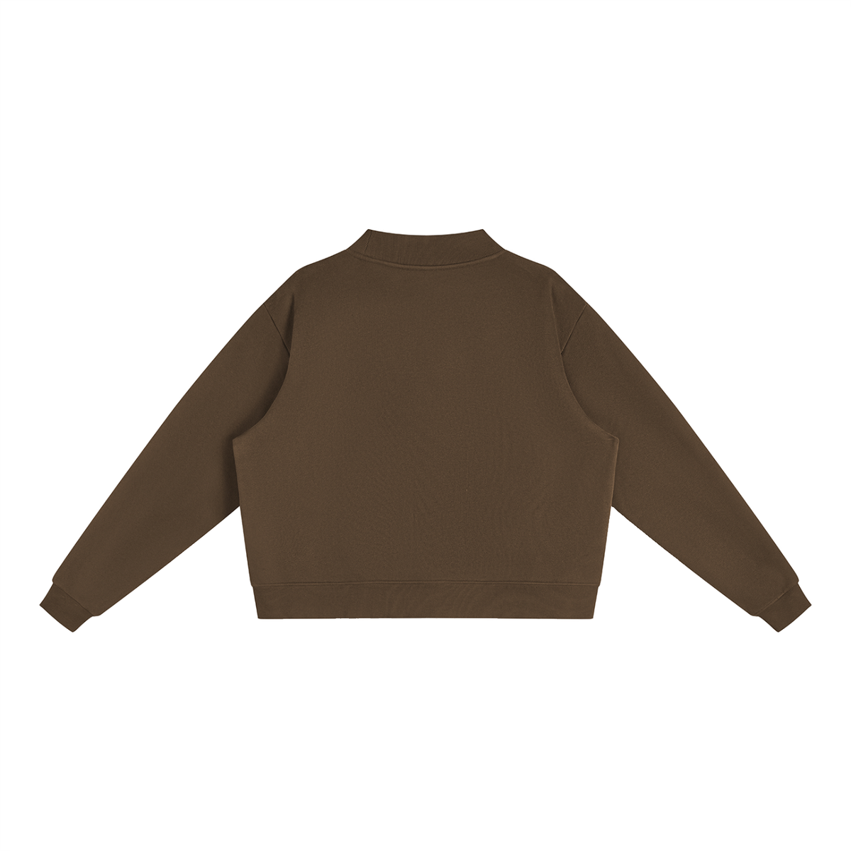 Christmas is Loading Fleece Mock-Neck Crew Sweatshirt